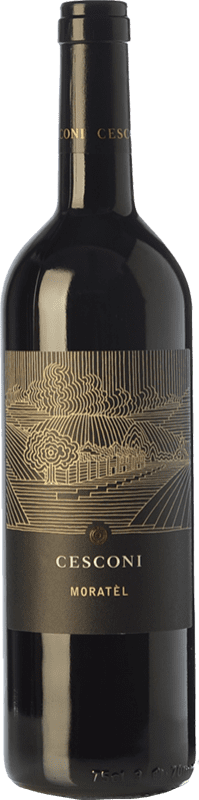 Free Shipping | Red wine Cesconi Moratèl I.G.T. Vigneti delle Dolomiti Trentino Italy Merlot, Cabernet Sauvignon, Teroldego, Lagrein Organic 75 cl