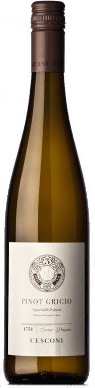 19,95 € | 白酒 Cesconi Pinot Grigio I.G.T. Vigneti delle Dolomiti 特伦蒂诺 意大利 Pinot Grey 75 cl