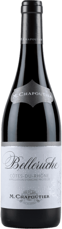 8,95 € | Красное вино Michel Chapoutier Belleruche Rouge старения A.O.C. Côtes du Rhône Рона Франция Syrah, Grenache 75 cl