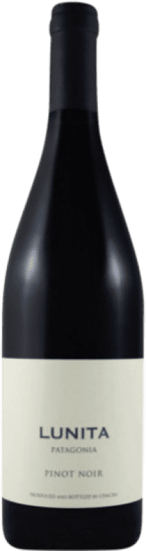 Free Shipping | Red wine Chacra Lunita I.G. Patagonia Patagonia Argentina Pinot Black Organic 75 cl