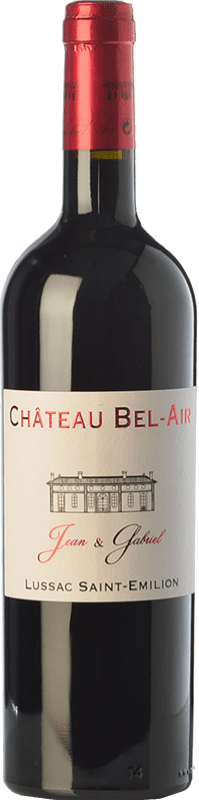 24,95 € | Красное вино Château Villa Bel-Air Jean & Gabriel старения A.O.C. Lussac-Saint-Émilion Бордо Франция Merlot, Cabernet Franc 75 cl