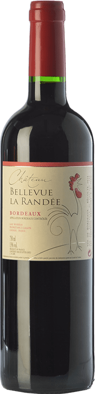 7,95 € | Красное вино Château Bellevue la Randée Молодой A.O.C. Bordeaux Бордо Франция Merlot, Cabernet Sauvignon, Cabernet Franc 75 cl