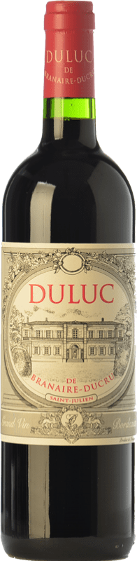31,95 € | Red wine Château Branaire Ducru Duluc A.O.C. Saint-Julien Bordeaux France Merlot, Cabernet Sauvignon, Cabernet Franc, Petit Verdot Bottle 75 cl