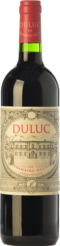 Бесплатная доставка | Красное вино Château Branaire Ducru Duluc A.O.C. Saint-Julien Бордо Франция Merlot — Мерло, Cabernet Sauvignon — Каберне Совиньон, Cabernet Franc — Каберне Фран, Petit Verdot 75 cl