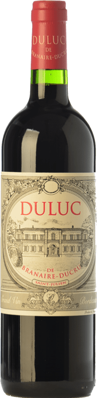 Free Shipping | Red wine Château Branaire Ducru Duluc A.O.C. Saint-Julien Bordeaux France Merlot, Cabernet Sauvignon, Cabernet Franc, Petit Verdot 75 cl