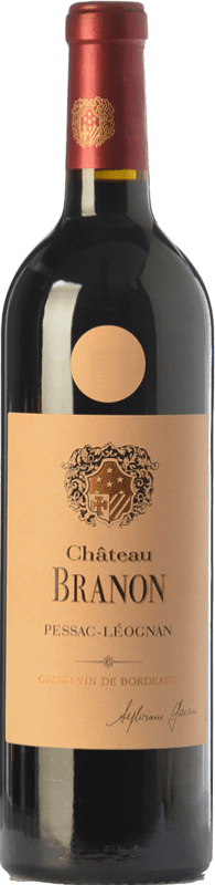 148,95 € | Red wine Château Branon Crianza 2010 A.O.C. Pessac-Léognan Bordeaux France Merlot, Cabernet Sauvignon, Cabernet Franc Bottle 75 cl