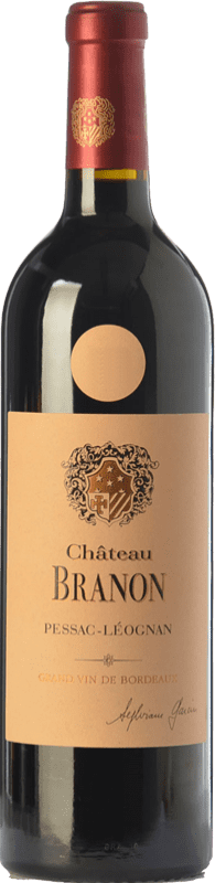 Free Shipping | Red Wine Château Branon Crianza — Aged A.O.C. Pessac-Léognan Bordeaux France Merlot, Cabernet Sauvignon, Cabernet Franc 75 cl