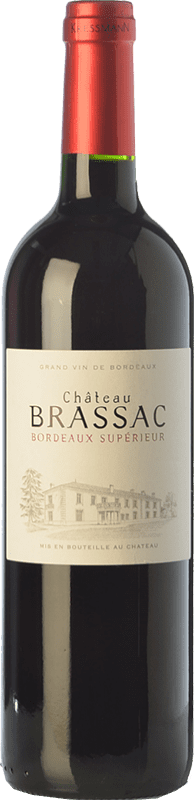 7,95 € Kostenloser Versand | Rotwein Château Brassac Superior Jung A.O.C. Bordeaux