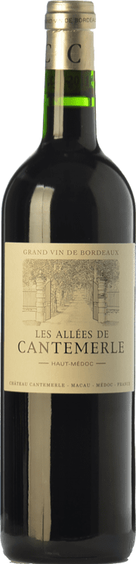 18,95 € | Red wine Château Cantemerle Les Allées Aged A.O.C. Haut-Médoc Bordeaux France Merlot, Cabernet Sauvignon, Cabernet Franc 75 cl