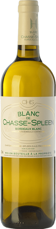 Envío gratis | Vino Blanco Château Chasse-Spleen Crianza A.O.C. Bordeaux Burdeos Francia Sémillon, Sauvignon 75 cl