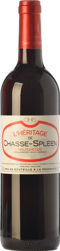 Spedizione Gratuita | Vino Rosso Château Chasse-Spleen L'Héritage Crianza — Invecchiato in Botte A.O.C. Haut-Médoc bordò Francia Merlot, Cabernet Sauvignon 75 cl
