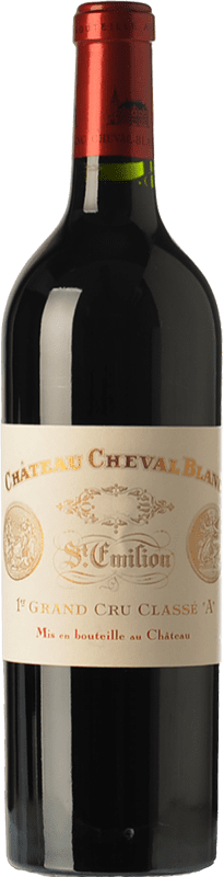946,95 € | Vino rosso Château Cheval Blanc Riserva A.O.C. Saint-Émilion Grand Cru bordò Francia Merlot, Cabernet Franc 75 cl