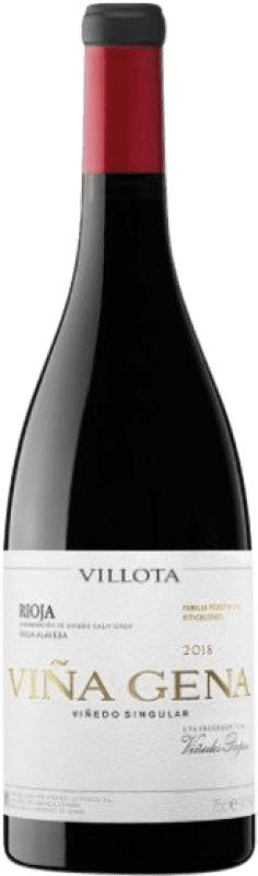 Бесплатная доставка | Красное вино Villota Viña Gena Viñedo Singular D.O.Ca. Rioja Ла-Риоха Испания Tempranillo — Темпранильо 75 cl