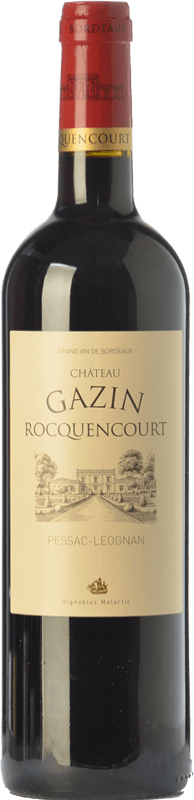 22,95 € Free Shipping | Red Wine Château Gazin Rocquencourt Crianza — Aged A.O.C. Pessac-Léognan