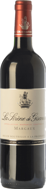 38,95 € | Vino rosso Château Giscours La Sirène Crianza A.O.C. Margaux bordò Francia Merlot, Cabernet Sauvignon, Cabernet Franc, Petit Verdot 75 cl