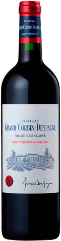 35,95 € Spedizione Gratuita | Vino Rosso Château Grand Corbin-Despagne Grand Cru Crianza — Invecchiato in Botte A.O.C. Saint-Émilion