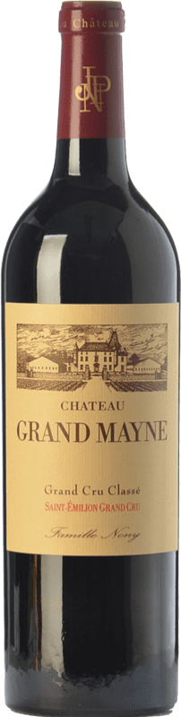 48,95 € | Red wine Château Grand Mayne Aged A.O.C. Saint-Émilion Grand Cru Bordeaux France Merlot, Cabernet Sauvignon, Cabernet Franc 75 cl