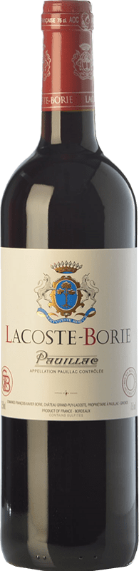 36,95 € 送料無料 | 赤ワイン Château Grand-Puy-Lacoste Lacoste Borie 高齢者 A.O.C. Pauillac