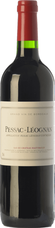 19,95 € | Red wine Château Haut-Bailly Aged A.O.C. Pessac-Léognan Bordeaux France Merlot, Cabernet Sauvignon, Cabernet Franc Bottle 75 cl
