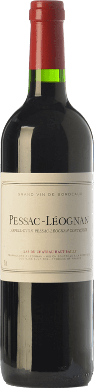 22,95 € Spedizione Gratuita | Vino rosso Château Haut-Bailly Crianza A.O.C. Pessac-Léognan