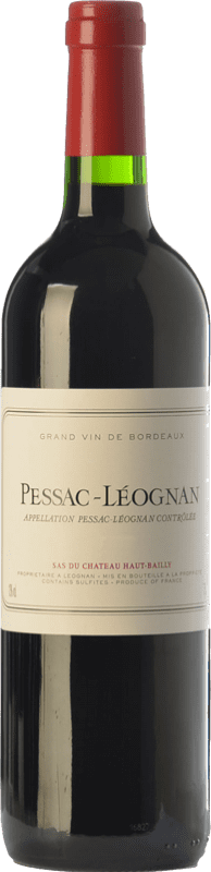 21,95 € Spedizione Gratuita | Vino Rosso Château Haut-Bailly Crianza — Invecchiato in Botte A.O.C. Pessac-Léognan