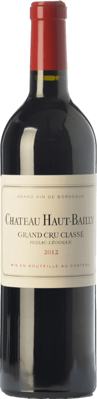 146,95 € | Red wine Château Haut-Bailly Crianza A.O.C. Pessac-Léognan Bordeaux France Merlot, Cabernet Sauvignon, Cabernet Franc Bottle 75 cl