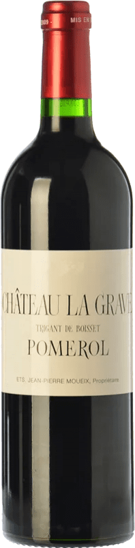74,95 € | 红酒 Château La Grave à Pomerol 岁 A.O.C. Pomerol 波尔多 法国 Merlot, Cabernet Franc 75 cl