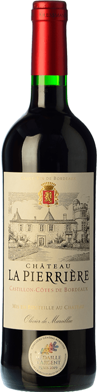 19,95 € Free Shipping | Red wine Château La Pierrière Young A.O.C. Côtes de Castillon