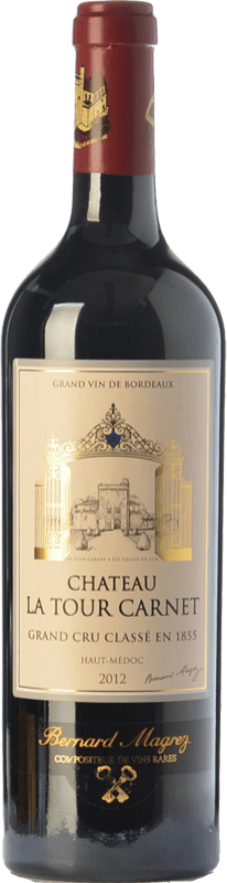 49,95 € Kostenloser Versand | Rotwein Château La Tour Carnet Alterung A.O.C. Haut-Médoc