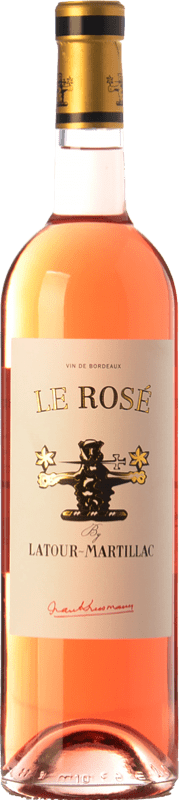 10,95 € Spedizione Gratuita | Vino rosato Château Latour-Martillac Le Rosé A.O.C. Bordeaux
