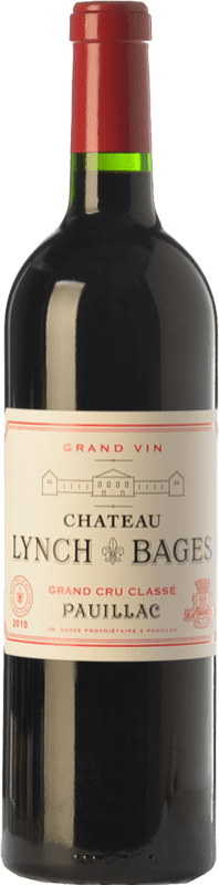 186,95 € Free Shipping | Red wine Château Lynch Bages Crianza A.O.C. Pauillac Bordeaux France Merlot, Cabernet Sauvignon, Cabernet Franc, Petit Verdot Bottle 75 cl