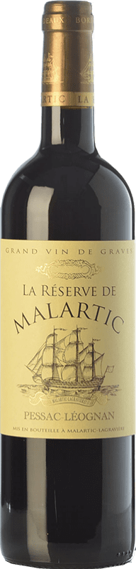 25,95 € | Red wine Château Malartic-Lagravière La Réserve Reserve A.O.C. Pessac-Léognan Bordeaux France Merlot, Cabernet Sauvignon, Cabernet Franc, Petit Verdot 75 cl