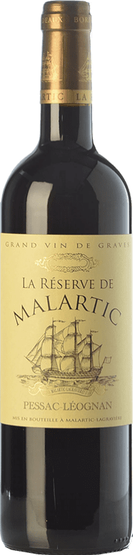 25,95 € | Red wine Château Malartic-Lagravière La Réserve Reserve A.O.C. Pessac-Léognan Bordeaux France Merlot, Cabernet Sauvignon, Cabernet Franc, Petit Verdot Bottle 75 cl