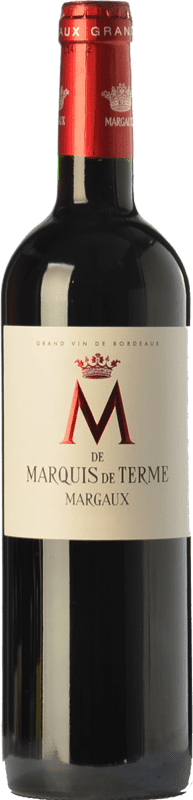 29,95 € | Red wine Château Marquis de Terme M Aged A.O.C. Margaux Bordeaux France Merlot, Cabernet Sauvignon, Petit Verdot 75 cl