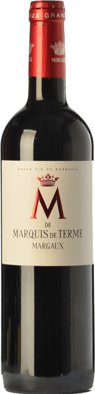 29,95 € Free Shipping | Red wine Château Marquis de Terme M Crianza A.O.C. Margaux Bordeaux France Merlot, Cabernet Sauvignon, Petit Verdot Bottle 75 cl