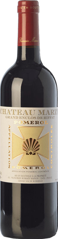 55,95 € Envío gratis | Vino tinto Château Marzy Crianza A.O.C. Pomerol
