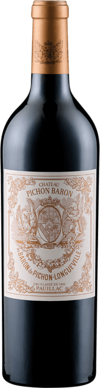 141,95 € | Red wine Château Pichon Baron Pichon-Longueville Aged A.O.C. Pauillac Bordeaux France Merlot, Cabernet Sauvignon, Cabernet Franc 75 cl