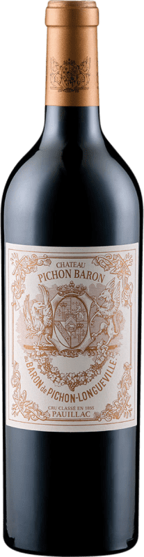 229,95 € | 红酒 Château Pichon Baron Pichon-Longueville 岁 A.O.C. Pauillac 波尔多 法国 Merlot, Cabernet Sauvignon, Cabernet Franc 75 cl