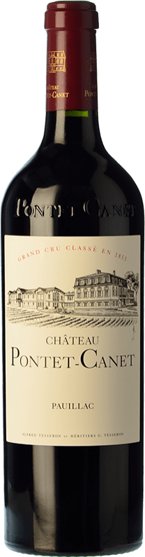 161,95 € | Vino rosso Château Pontet-Canet Crianza A.O.C. Pauillac bordò Francia Merlot, Cabernet Sauvignon, Cabernet Franc 75 cl