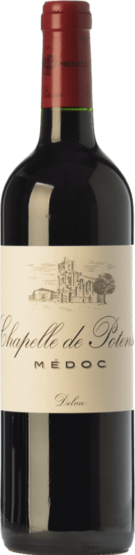 16,95 € | Red wine Château Potensac Chapelle Aged A.O.C. Médoc Bordeaux France Merlot, Cabernet Sauvignon, Cabernet Franc, Petit Verdot Bottle 75 cl