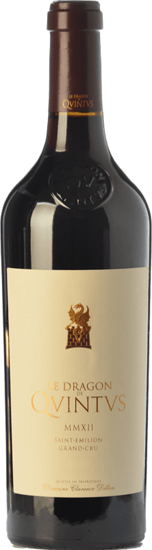 54,95 € | Vino rosso Château Quintus Le Dragon Crianza A.O.C. Saint-Émilion Grand Cru bordò Francia Merlot, Cabernet Franc 75 cl