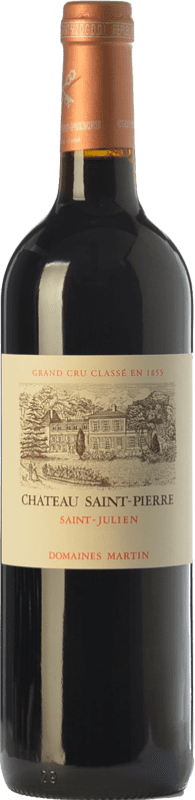 73,95 € | Red wine Château Saint-Pierre Aged A.O.C. Saint-Julien Bordeaux France Merlot, Cabernet Sauvignon 75 cl