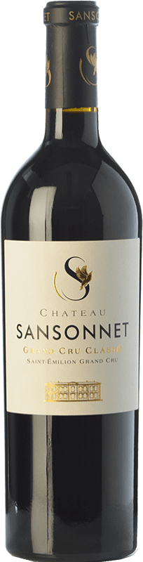 33,95 € 免费送货 | 红葡萄酒 Château Sansonnet Grand Cru Crianza — 陈酿 A.O.C. Saint-Émilion
