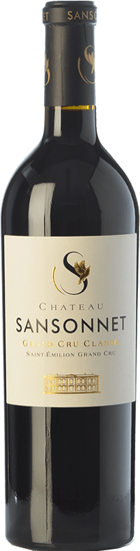 37,95 € | Vino tinto Château Sansonnet Crianza A.O.C. Saint-Émilion Grand Cru Burdeos Francia Merlot, Cabernet Franc 75 cl