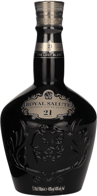 Envoi gratuit | Blended Whisky Chivas Regal Royal Salute Speyside Royaume-Uni 21 Ans 70 cl