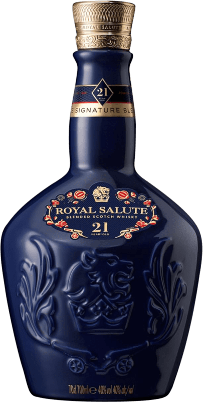 Envoi gratuit | Blended Whisky Chivas Regal Royal Salute Speyside Royaume-Uni 21 Ans 70 cl