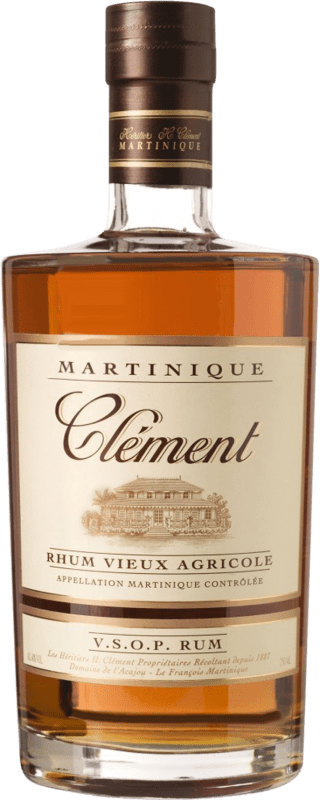 52,95 € Бесплатная доставка | Ром Clément VSOP Very Superior Old Pale — Очень превосходный выдержанный светлый, Vieux — Выдержанный