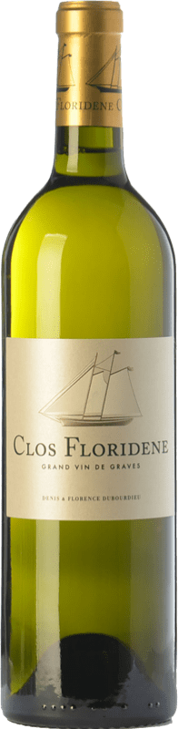 Free Shipping | White Wine Château Clos Floridène Crianza — Aged A.O.C. Graves Bordeaux France Sémillon, Muscadelle, Sauvignon 75 cl