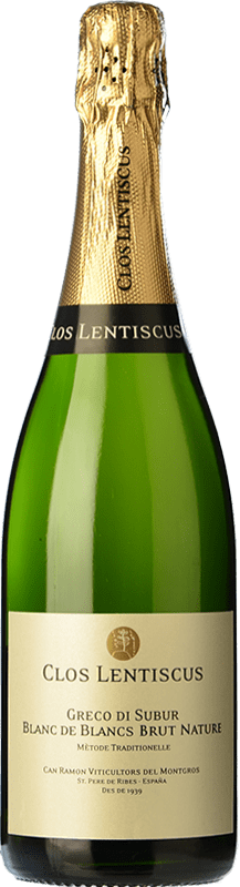 16,95 € | 白起泡酒 Clos Lentiscus Blanc de Blancs Clàssic Brut Nature 预订 D.O. Penedès 加泰罗尼亚 西班牙 Malvasía de Sitges 75 cl