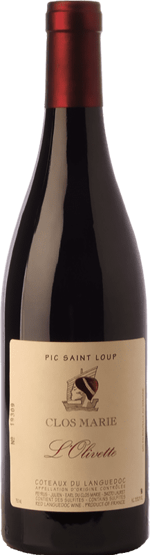 送料無料 | 赤ワイン Clos Marie L'Olivette Crianza — クリアンサ I.G.P. Vin de Pays Languedoc ラングドック フランス Garnacha — グルナッシュ, Cinsault — サンソー 75 cl